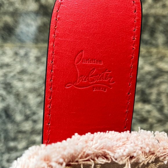 Christian Louboutin Frangibus Canvas & Leather Shopping Tote. - Picture 11 of 16